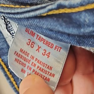 Mens 36/34 IZOD Blue Jeans